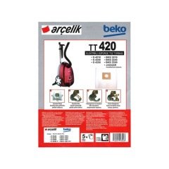 Arçelik Orjinal TT 420 Sms Toz Torbası 5'li Paket