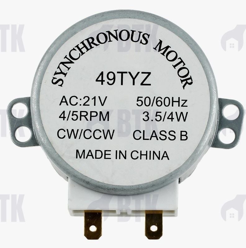 Mikrodalga Fırın Tepsi Çevirme Motoru 21V