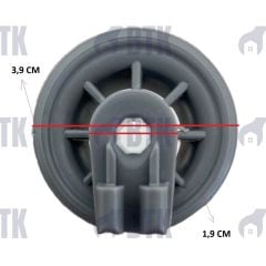 Profilo Bulaşık Makinesi Alt Sepet Tekerleği - 611475