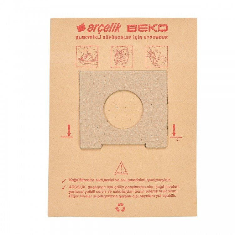 Arçelik Mite Buster / C 460 Kağıt Toz Torbası 10'lu Paket