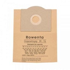 Rowenta ZR 76 Kağıt Toz Torbası 5'li Paket