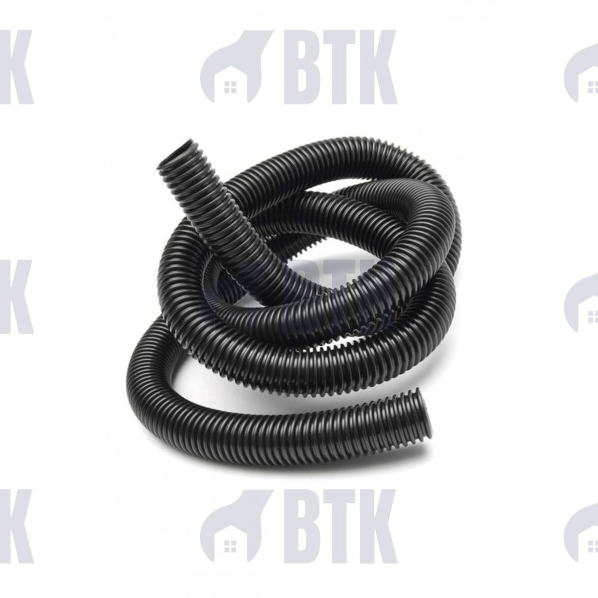 38 mm Lüx Süpürge Hortumu Siyah (20 Metre)