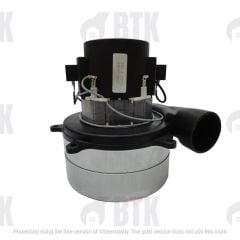 Üç Fanlı Egzostlu 24 V Süpürge Motoru 400W Bakır Sargılı - BT017324