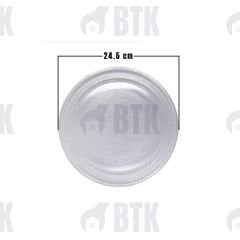 Universal Mikrodalga Tabak Tırnaksız (24,5 cm)