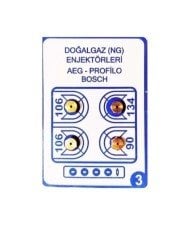Universal Doğalgaz Enjektör 7 Lokma (Arçelik-Beko-Altus-Bosch-Siemens-Profilo-Aeg)