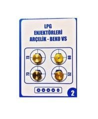Universal Lpg Enjektör 9 Lokma (Arçelik-Beko-Altus-Bosch-Siemens-Profilo-Aeg)
