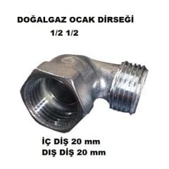 Doğalgaz Ocak Dirseği 1/2