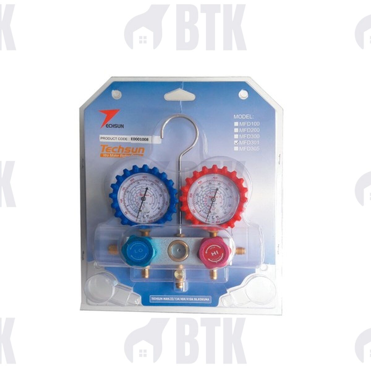 Techsun Manifold Takımı MFD301 R22/134/404A/410A Uyumlu
