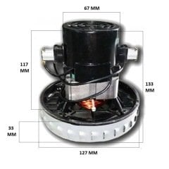 Sarcool SRV45 Arzum / Arnica / Conti Süpürge Motoru 1500 W