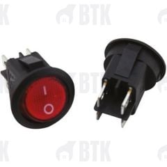 Yuvarlak Işıklı Anahtar 4 Bacaklı