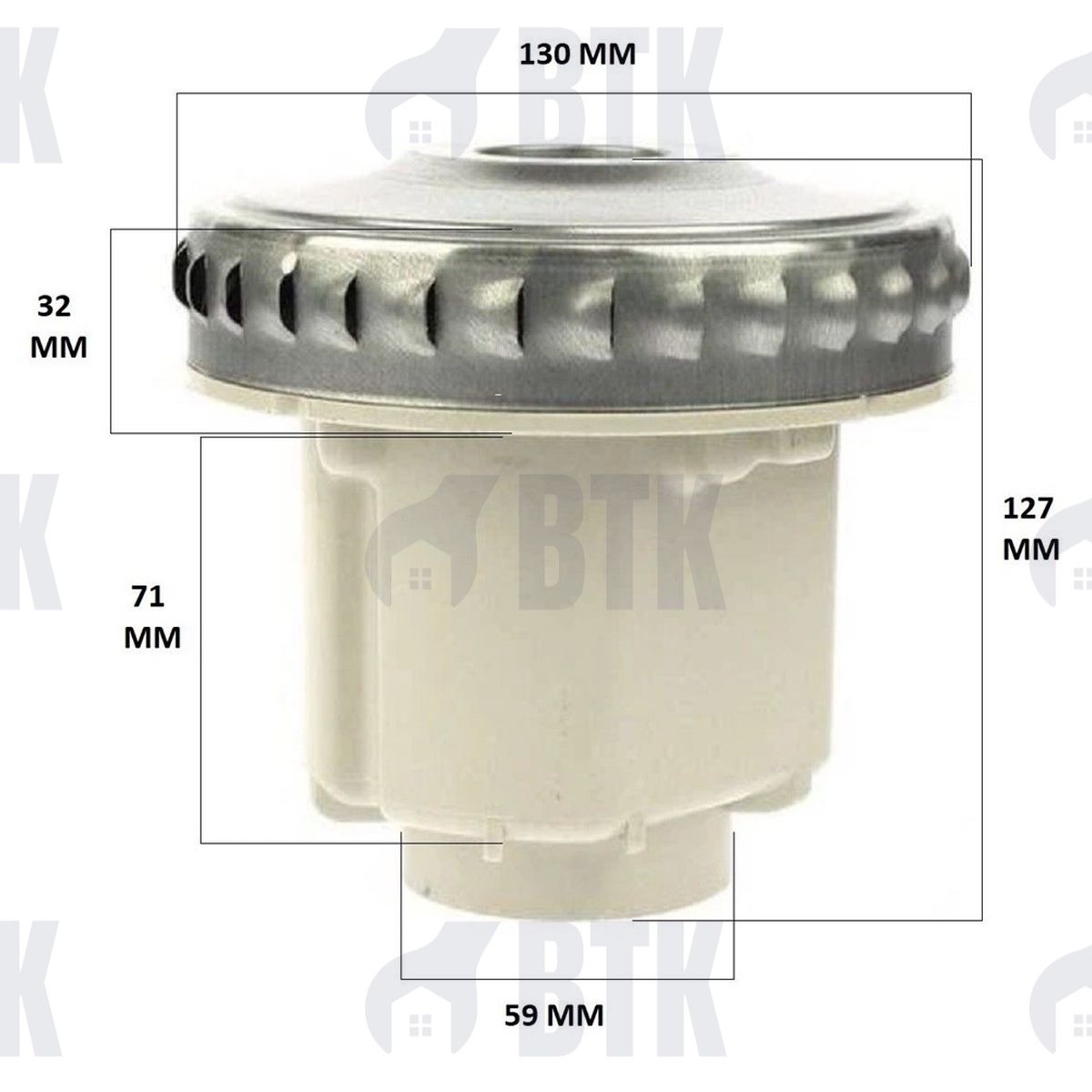 Bekatech BT0194 Süpürge Motoru 1200W