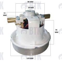 Sarcool SRV67 Nilfisk Süpürge Motoru 1200W