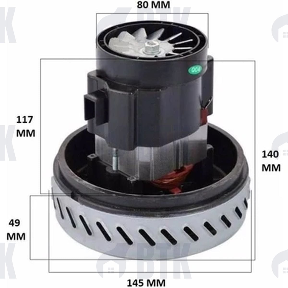Sarcool SRV50 Rowenta Süpürge Motoru 1400W
