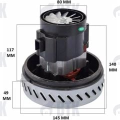 Sarcool SRV50 Rowenta Süpürge Motoru 1400W