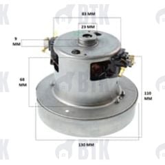 Sarcool SRV33 Arçelik Süpürge Motoru 1900W
