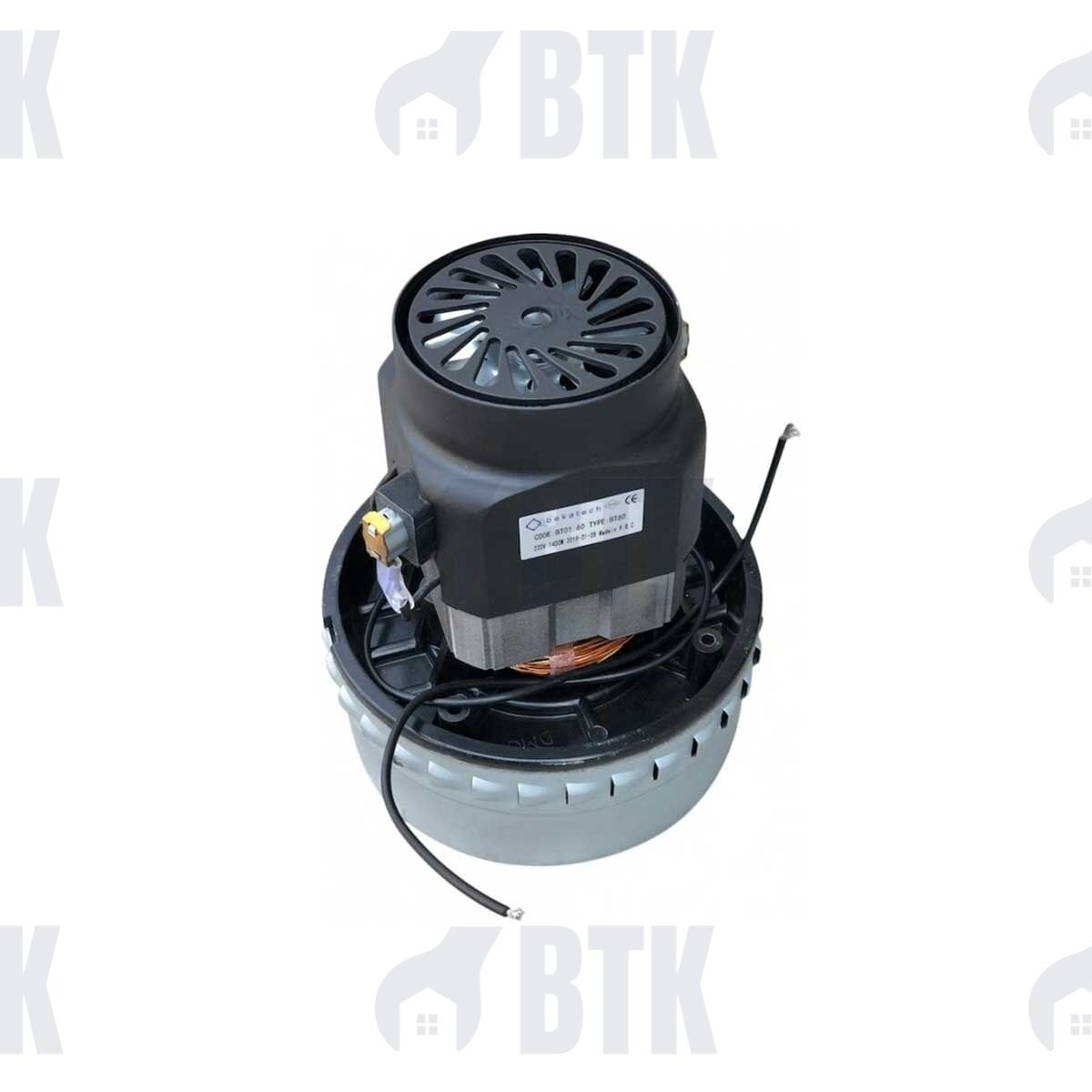 Bekatech BT0160C Çift Fanlı Süpürge Motoru 1400W - Bakır Sargılı