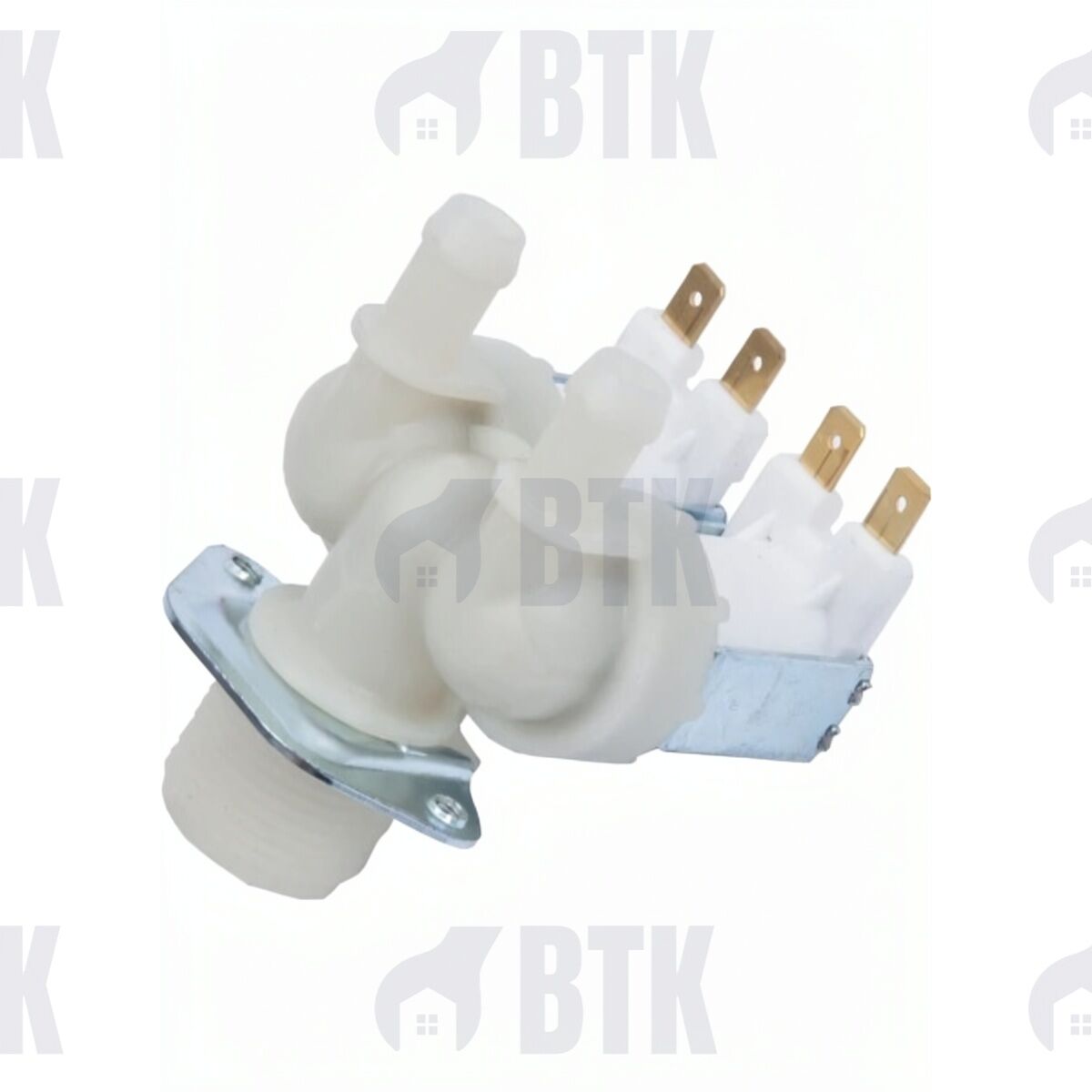 Çamaşır Makinesi İkili Ventil 180° Metal Bağlantı 10.5mm
