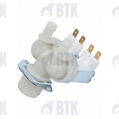 Çamaşır Makinesi İkili Ventil 180° Metal Bağlantı 10.5mm