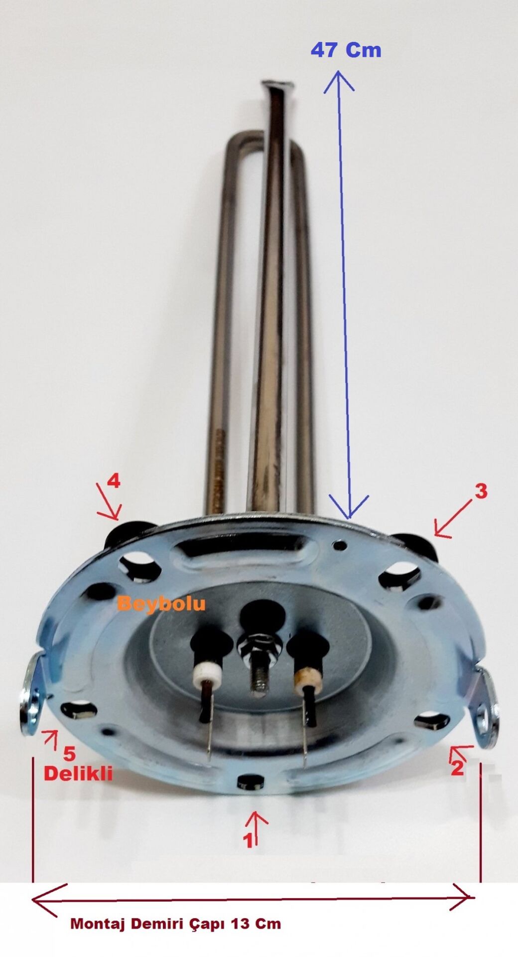 Demirdöküm DT4 Termosifon Rezistansı ve Anot Çubuğu