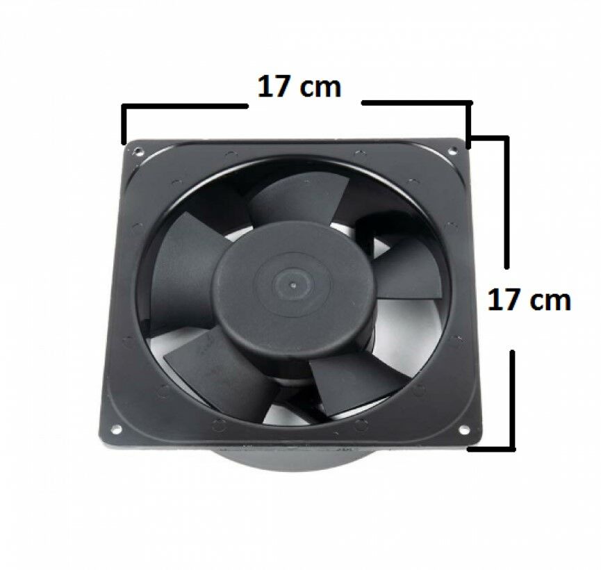 17x17 Kare Fan Motoru 220V