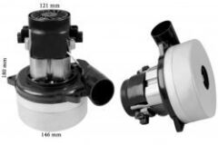 Bekatech BT0170 Egzozlu Çift Fanlı Bakır Sargılı Süpürge Motoru 1300 W - 220V