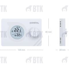 General MITRA HT220 Kablolu Oda Termostatı