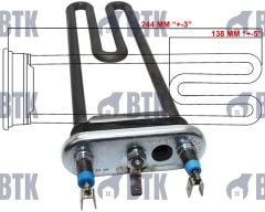 Profilo Çamaşır Makinesi Rezistansı Thermowatt 244 MM 1950W-230V (Termikli)